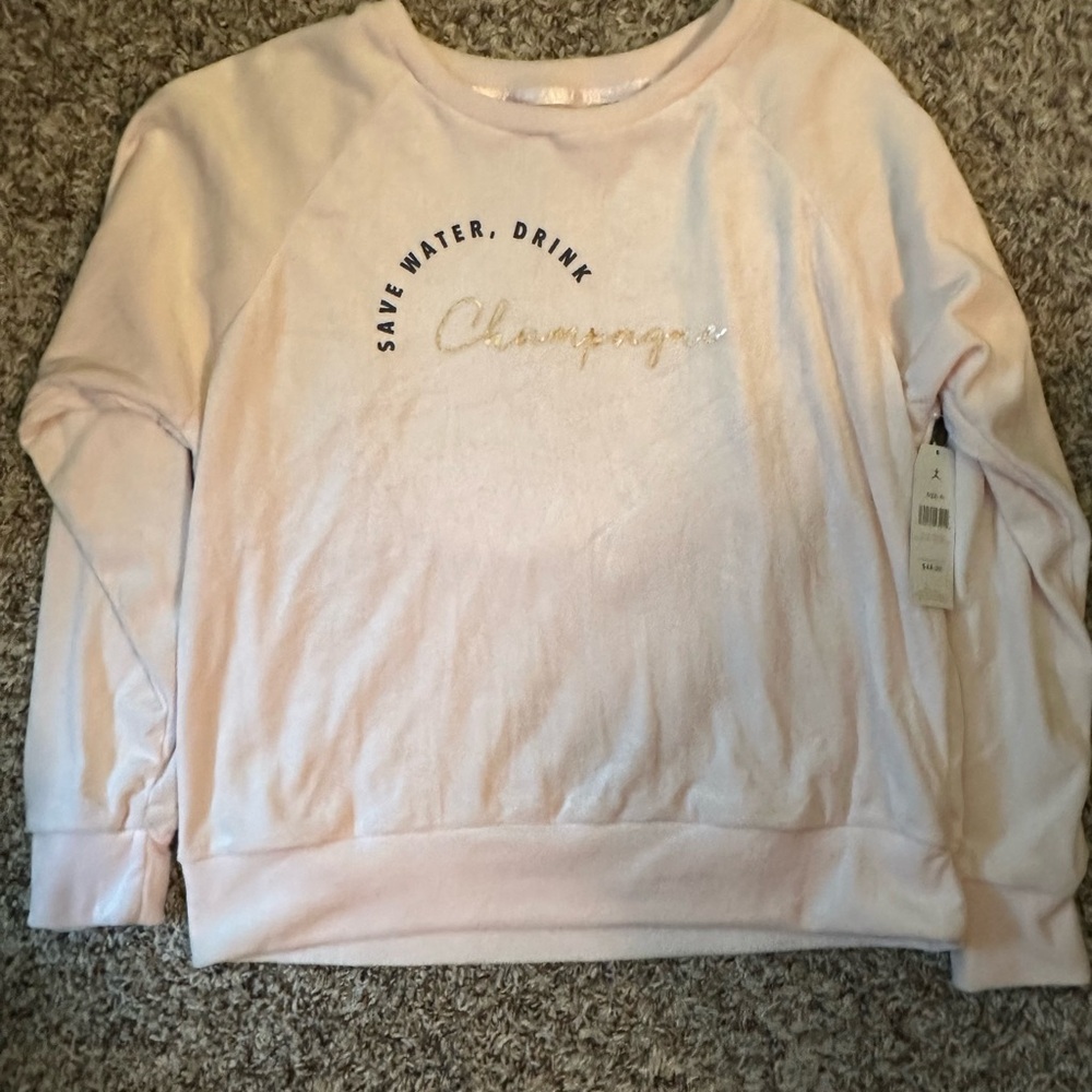 Danskin Light Pink Sweatshirt